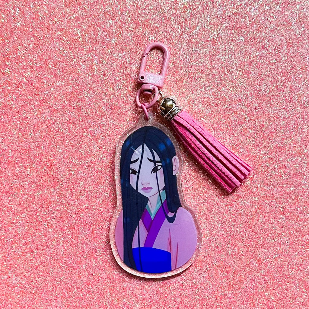 Moody Babes Keychain with Tassel