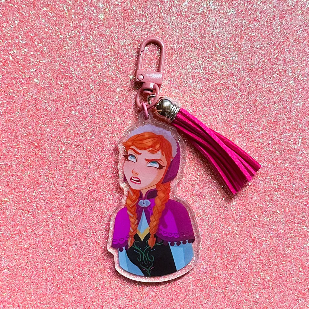 Moody Babes Keychain with Tassel