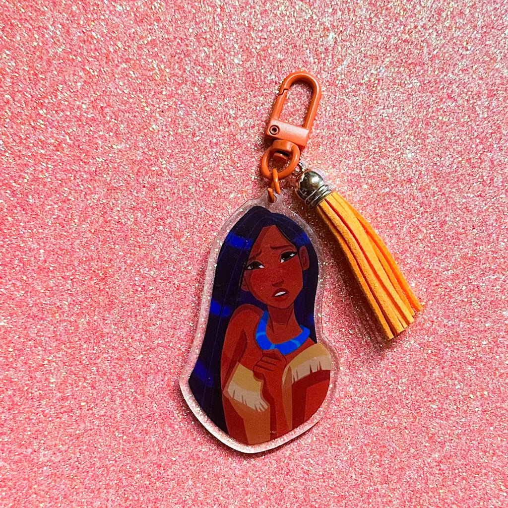 Moody Babes Keychain with Tassel