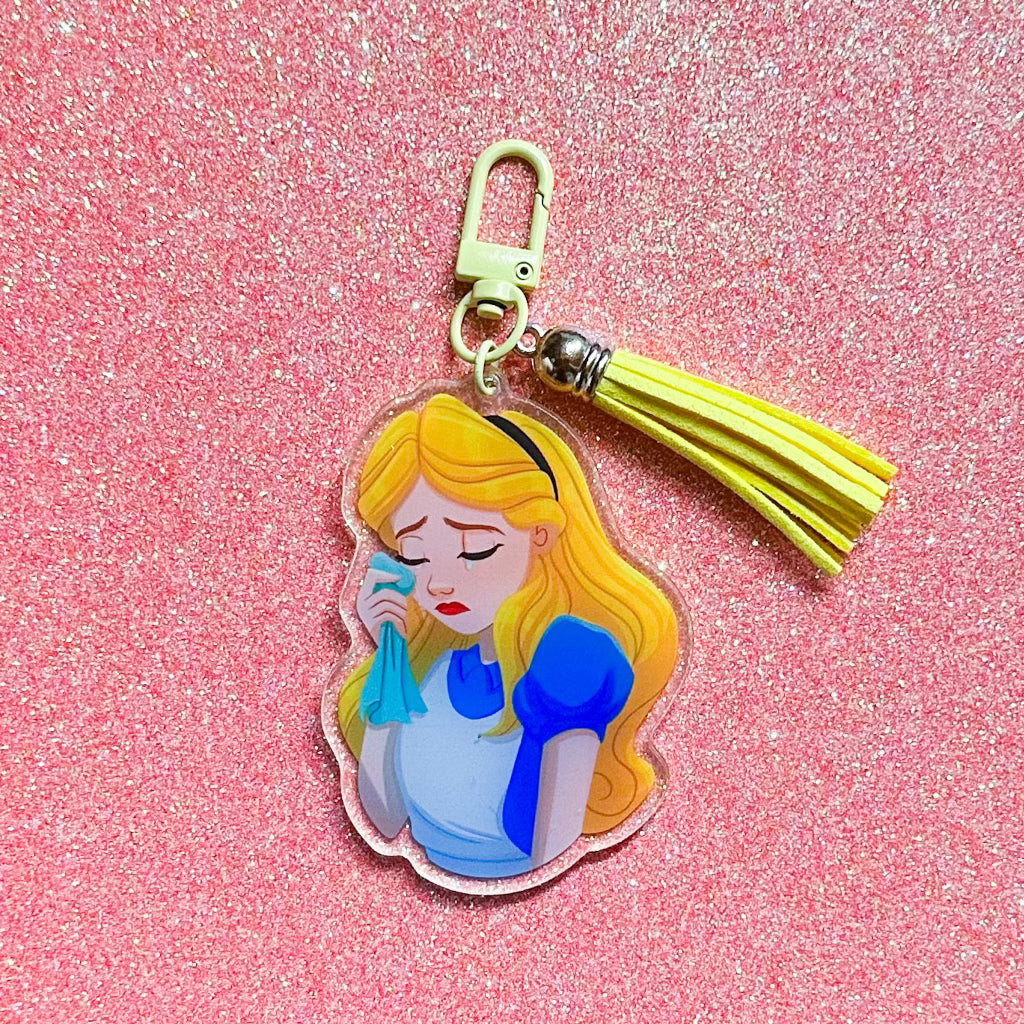 Moody Babes Keychain with Tassel