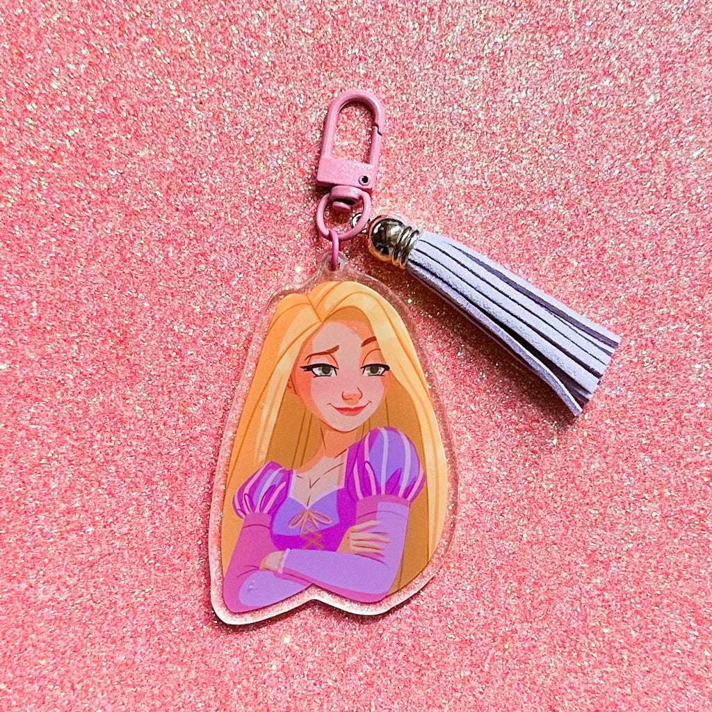 Moody Babes Keychain with Tassel